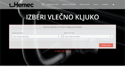 Desktop Screenshot of hernec.si